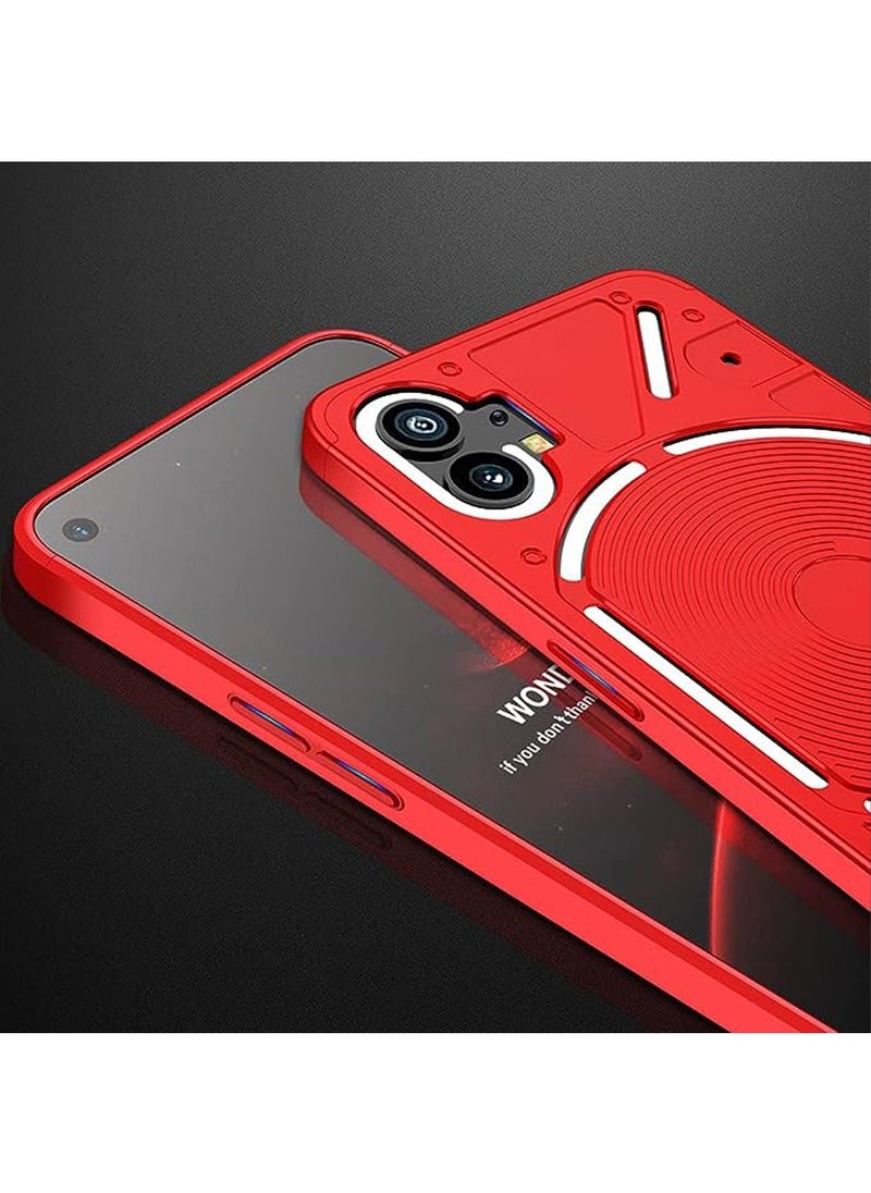 Generic - Nothing Phone 1 Case Cover Ultra-Slim PC Anti-Scratch Shockproof Protective Scratch Resistance Back Cover Accessories Protection Compatible With Nothing Phone 1 [3 in 1] - Image 1