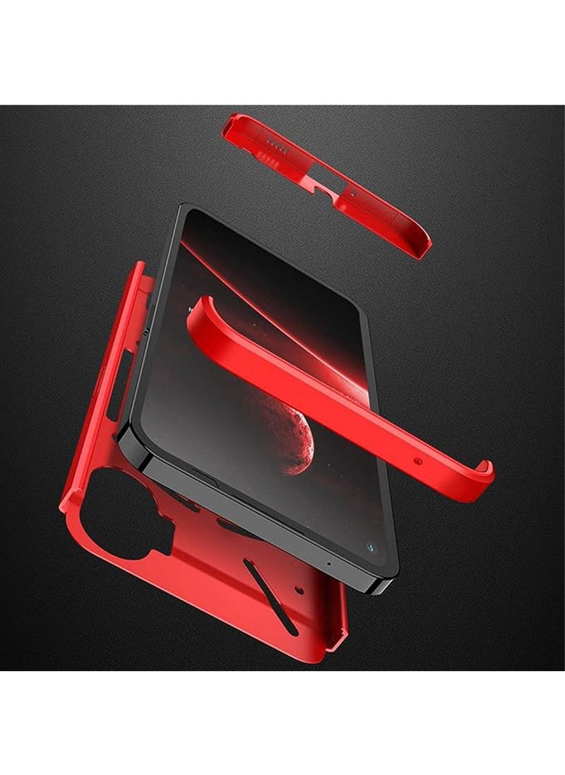 Generic - Nothing Phone 1 Case Cover Ultra-Slim PC Anti-Scratch Shockproof Protective Scratch Resistance Back Cover Accessories Protection Compatible With Nothing Phone 1 [3 in 1] - Image 1