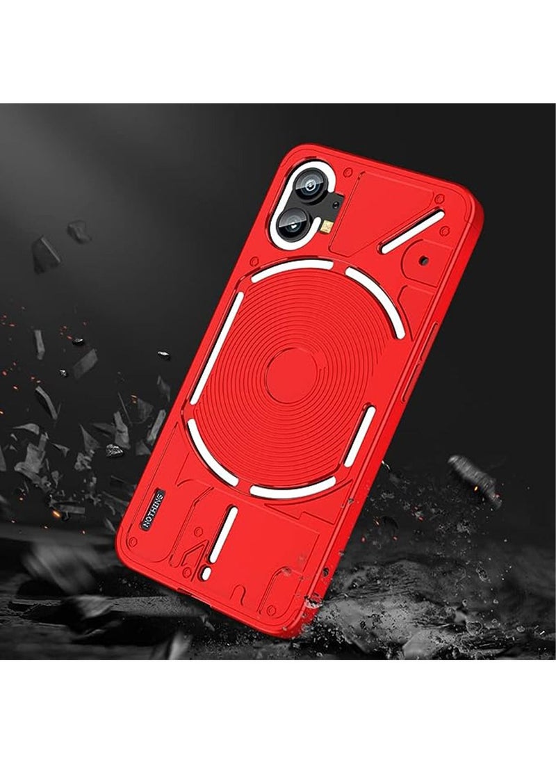 Generic - Nothing Phone 1 Case Cover Ultra-Slim PC Anti-Scratch Shockproof Protective Scratch Resistance Back Cover Accessories Protection Compatible With Nothing Phone 1 [3 in 1] - Image 1