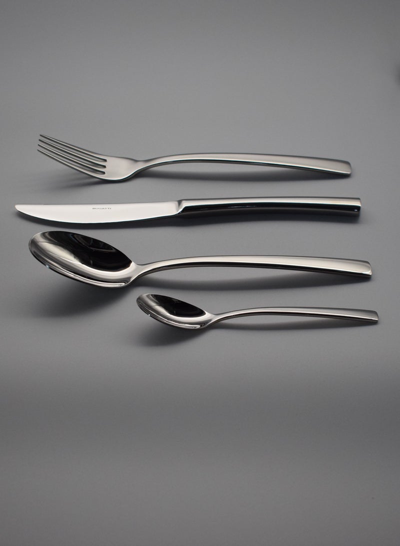 بوغاتي طقم ادوات المائدة  يحتوي على  24 قطعه في علبه مصنوعه من الحديد المقاوم للصدأ - Image 3