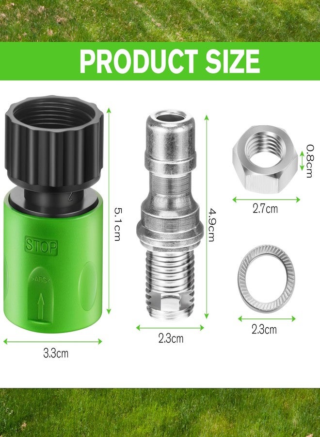 Dreyoo Cub Cadet Deck Wash Adapter Quick Connect Kit, Garden Water Hose Attachment Fittings, Riding Lawn Mower Cleaning Accessories, Compatible with MTD, Troy-Bilt, Craftsman Lawn Mower Tractor - Image 2