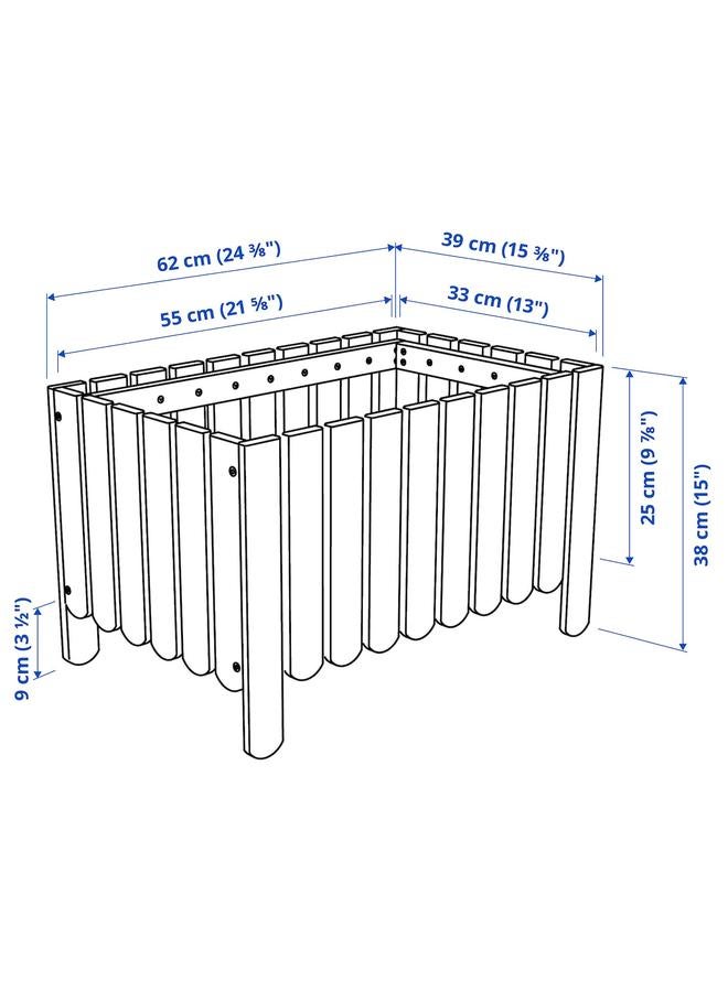 Zaboon Flower box, dark brown  - Image 4