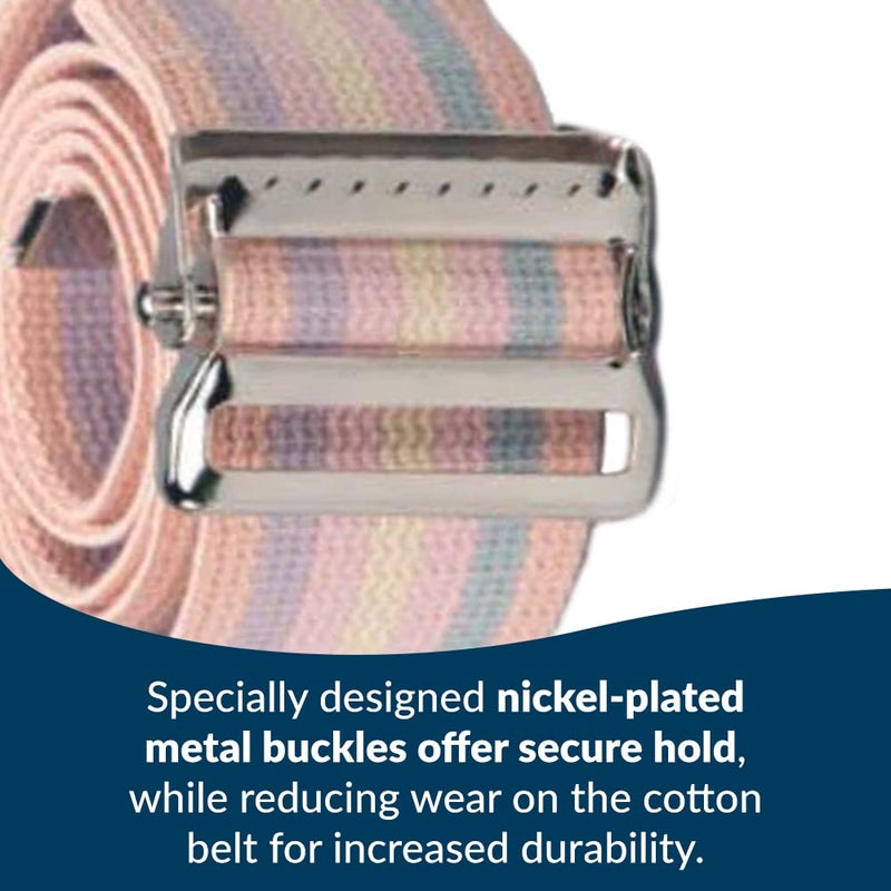 بوسي TIDI POSEY BELT BELT Pastel 54 - حزام المشي وحزام المشية - الكمية: 1 - الإمدادات الطبية للممرضات العلاج الطبيعي والرعاية المنزلية (6531) - Image 3
