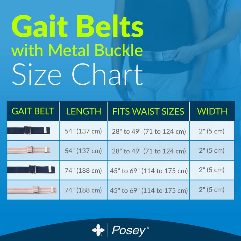 بوسي TIDI POSEY BELT BELT Pastel 54 - حزام المشي وحزام المشية - الكمية: 1 - الإمدادات الطبية للممرضات العلاج الطبيعي والرعاية المنزلية (6531) - Image 5