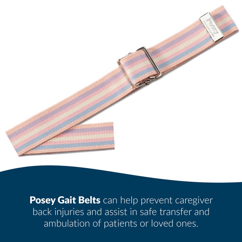 بوسي TIDI POSEY BELT BELT Pastel 54 - حزام المشي وحزام المشية - الكمية: 1 - الإمدادات الطبية للممرضات العلاج الطبيعي والرعاية المنزلية (6531) - Image 2
