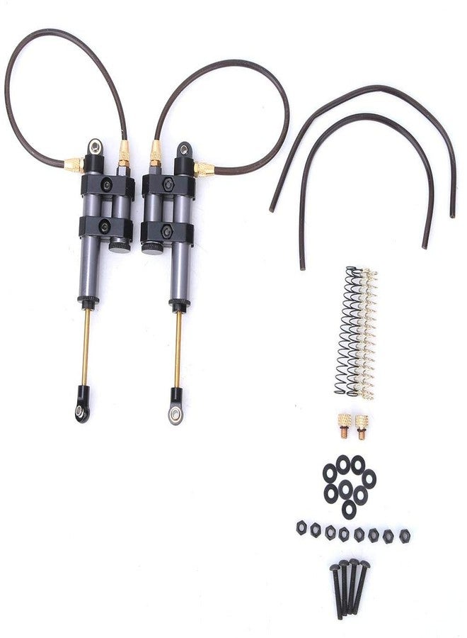 Dilwe RC Shock Absorber, 2pcs Metal RC Damper with Spring Compatible with SCX10 D90 1/10 RC Car(100mm / 3.9in-) - Image 1