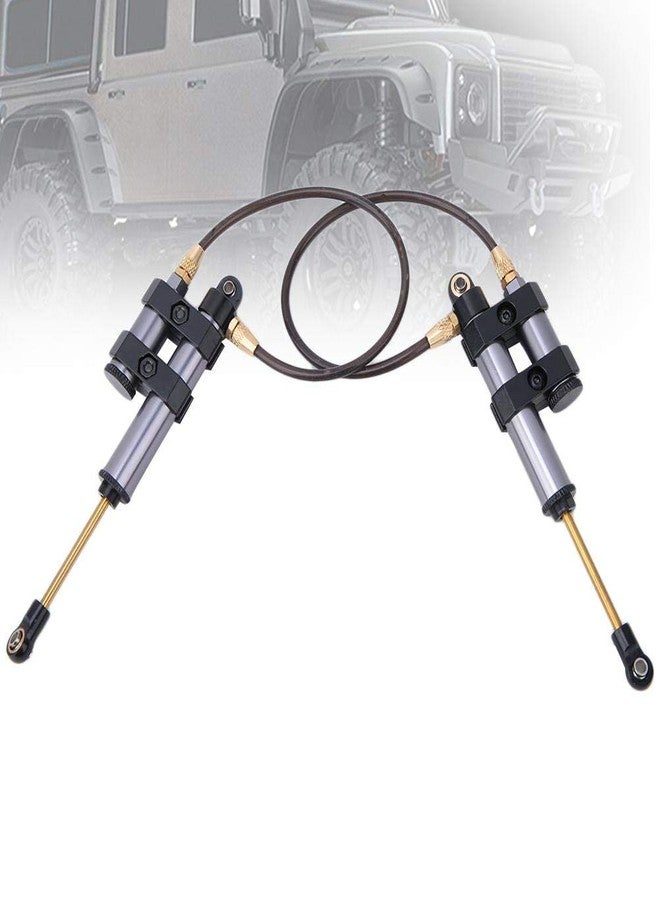 Dilwe RC Shock Absorber, 2pcs Metal RC Damper with Spring Compatible with SCX10 D90 1/10 RC Car(100mm / 3.9in-) - Image 5