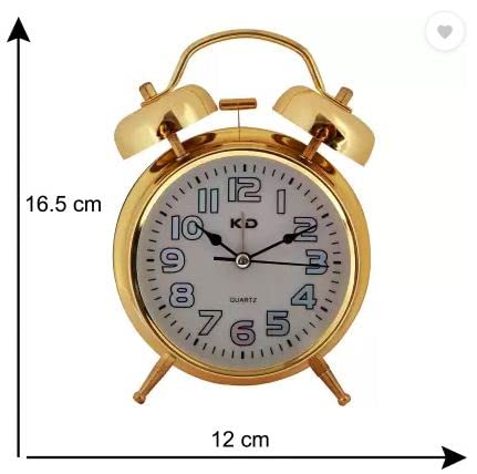Kadio Analog Gold Clock - Image 3
