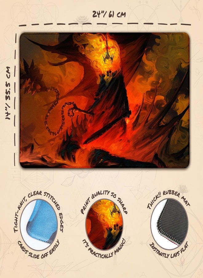 Paramint No Man Can Kill Me (Stitched) - MTG Playmat by Anato Finnstark - Compatible with Magic The Gathering Playmat - Original Play Mat Art Designs - Image 4