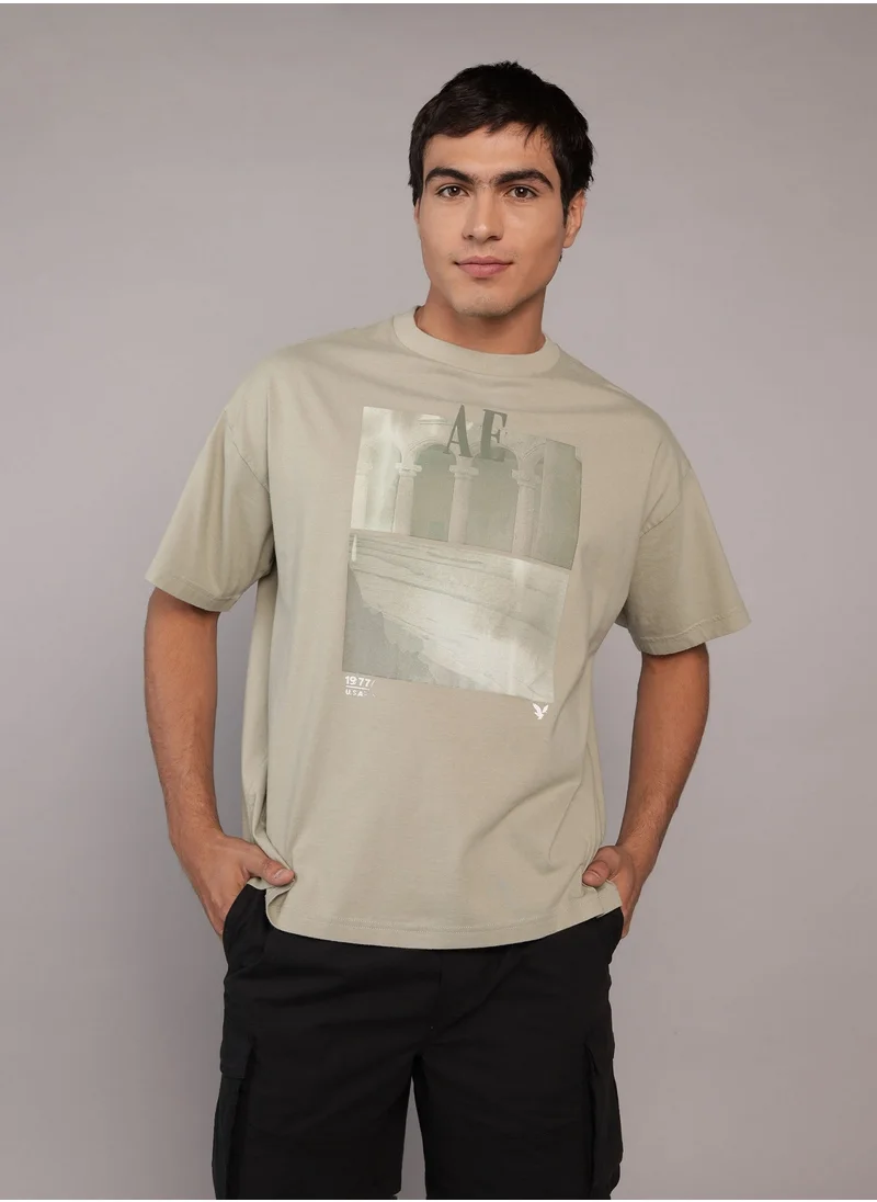 American Eagle AE Boxy Graphic T-Shirt