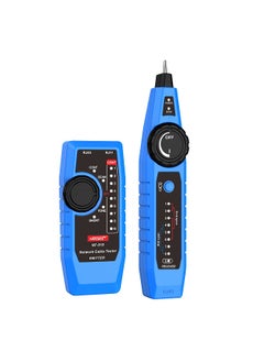 NOYAFA NF-810 Network Cable Tester Kit for RJ11 RJ45 CAT5 CAT6 LAN Cable Multi Function Wire Tracker Wiremap PoE TEL Testing Line Finder with LED Light Earphone Tool Bag