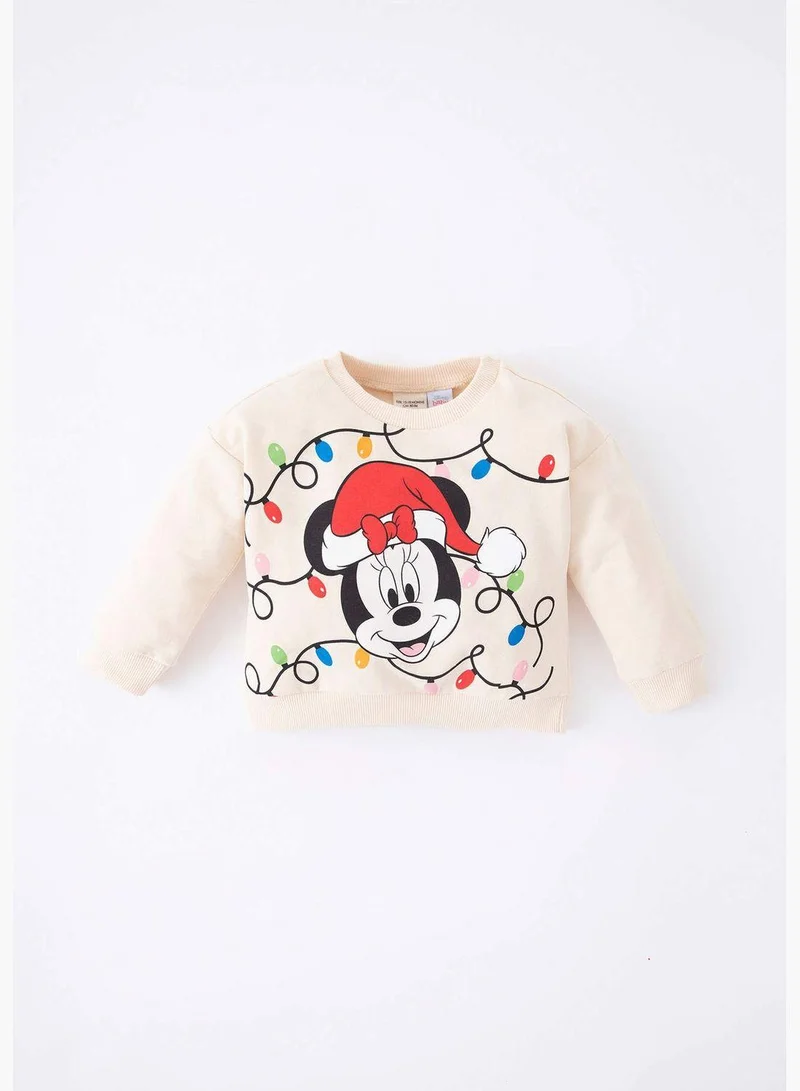 DeFacto BabyGirl Bike Neck Long Sleeve Knitted Sweatshirt