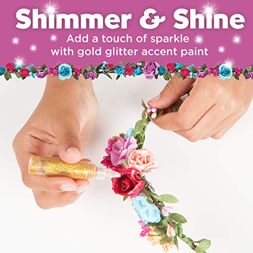 Creativity for Kids Flower Crowns Craft Kit - Create 4 Hair Accessories (Ages 7+) - Image 5