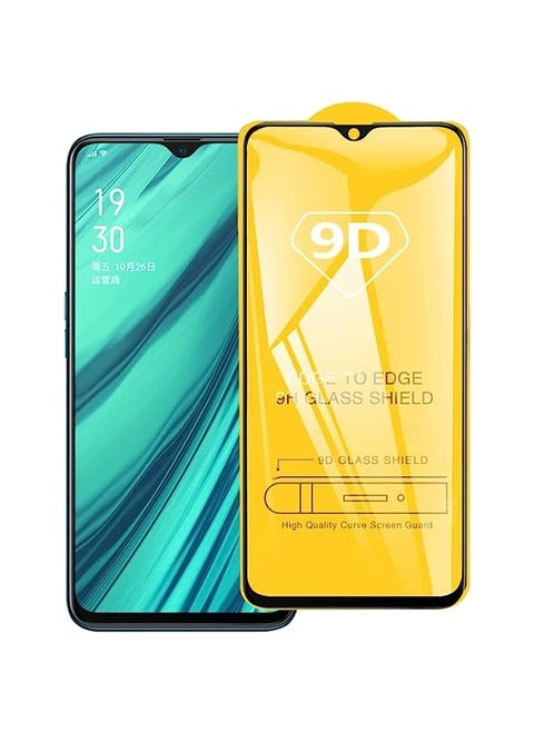 mietubl Tempered Glass Screen Protector Compatible 9D Full Glue Full Screen Tempered Glass Film For OPPO R15X