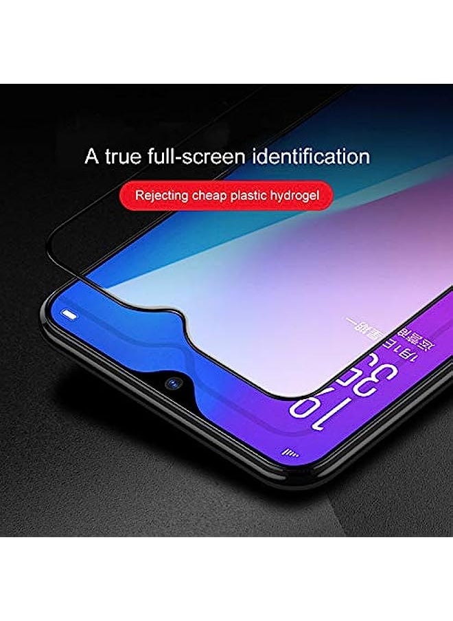 mietubl Tempered Glass Screen Protector Compatible 9D Full Glue Full Screen Tempered Glass Film For OPPO R15X