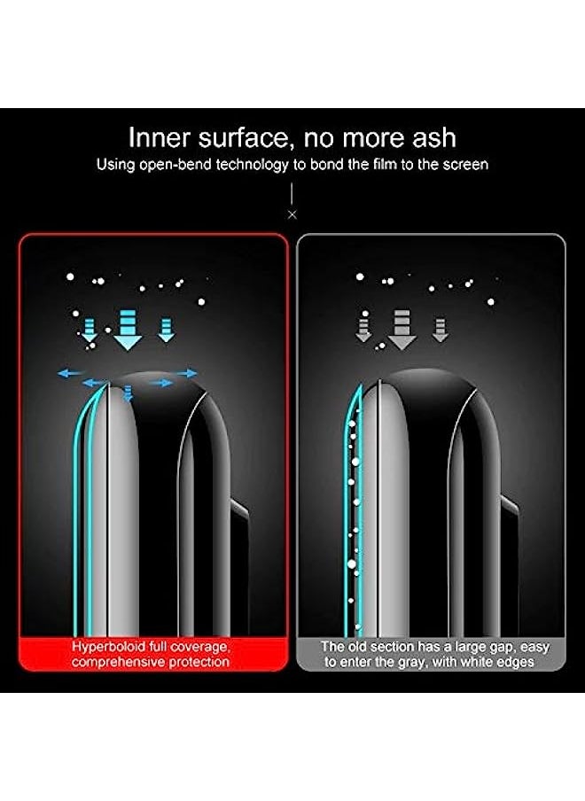 mietubl Tempered Glass Screen Protector Compatible 9D Full Glue Full Screen Tempered Glass Film For OPPO R15X