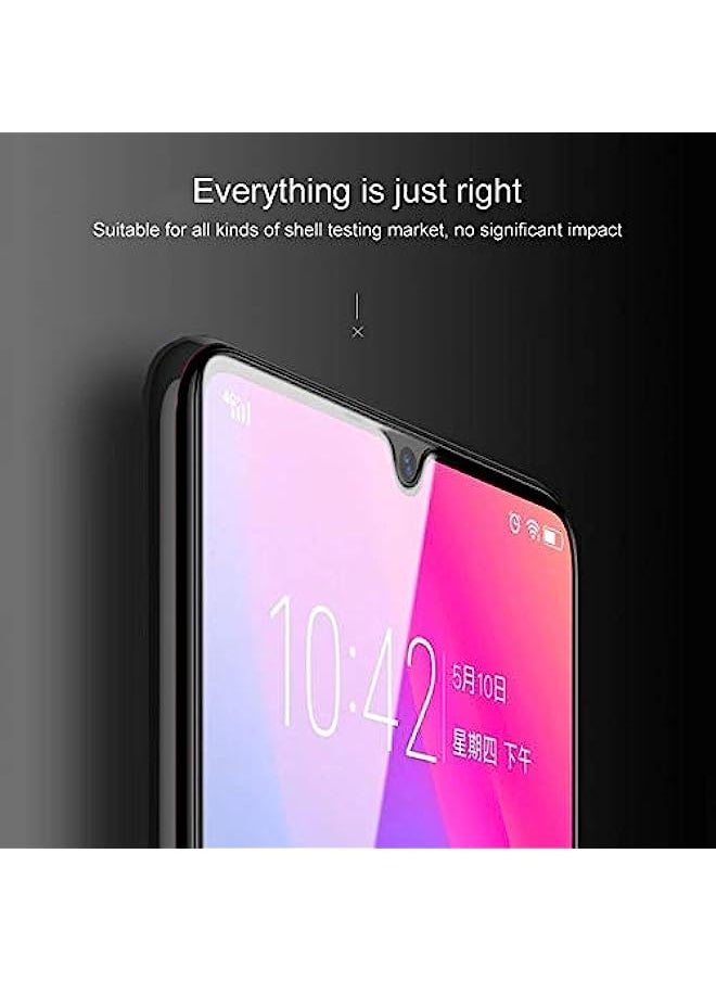 mietubl Tempered Glass Screen Protector Compatible 9D Full Glue Full Screen Tempered Glass Film For OPPO R15X