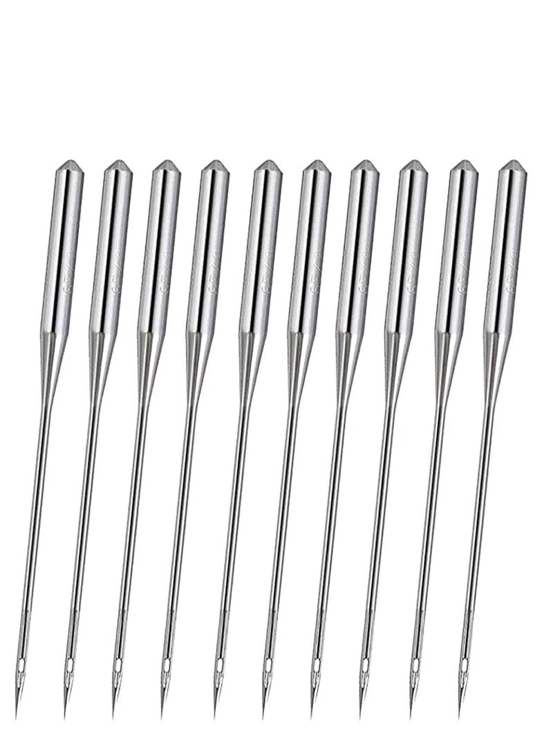 Bluejw 10Pcs Overlock Sewing Machine Needles for Singer Brother Janome serger (DC 90/14) - Image 1