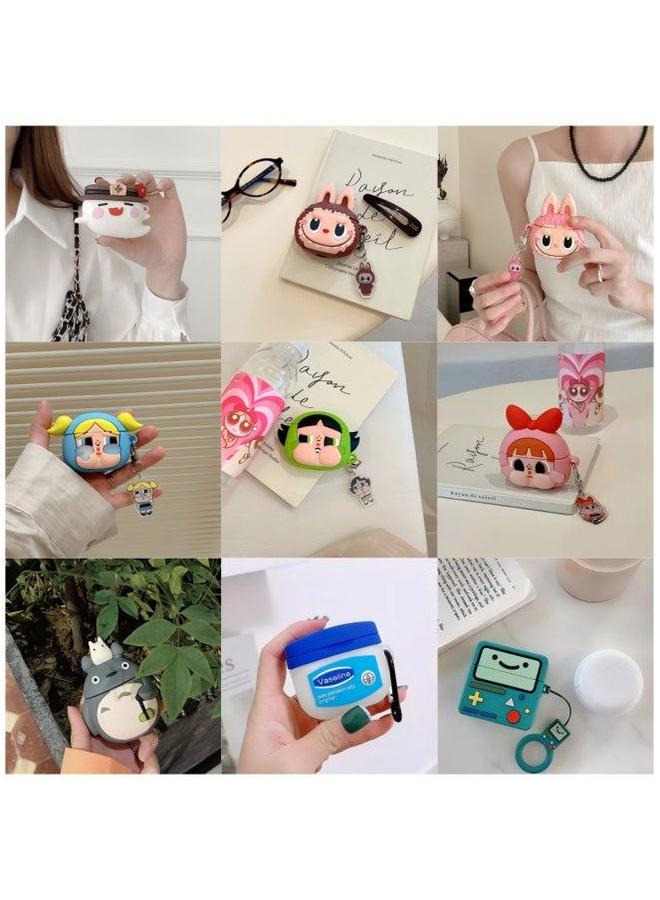 Cartoon Snack Drink Vaseline AirPods 4 Generation Apple Earphone Case Bluetooth Cover Silicone Protective Cover-Color:Rose Red Sour Candy (precision Hole)-Applicable Models:AirPods - Image 2