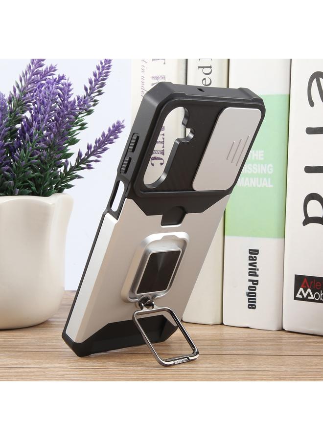 S-TOP Case For Samsung Galaxy A16 5G / 4G Camera Shield Card Slot PC Hybrid TPU Phone Case - Image 5