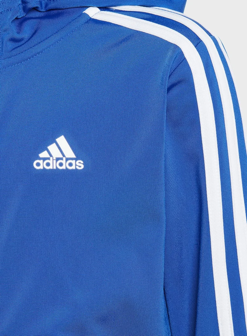 Adidas Kids 3-Stripes Shiny Tracksuit