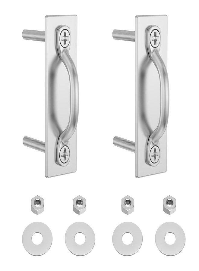 NOOTO 2Pack Stainless Steel Boat Dock Ladder Hardware Attachment Kit Fit RecPro Marine Replacement Universal Folding Pontoon Ladder Mounting Brackets for AL-A3-A4-A5 & AL-C4 Models Boat and Dock Ladders - Image 2