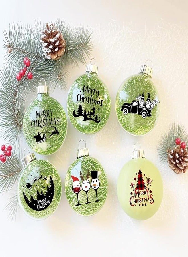 iMagitek 25 Pieces Christmas Words Vinyl Stickers for Crafts Scrapbooking Bottle Cup Waterproof Christmas Decals for Ornament Xmas Ball Window Stickers - Image 5