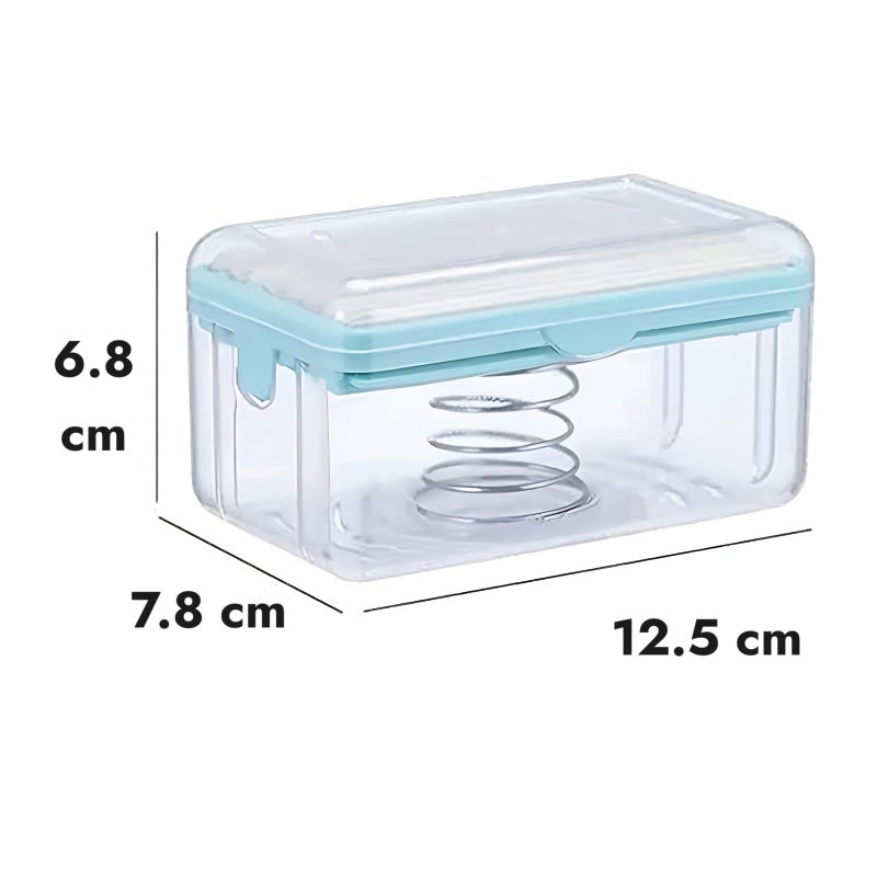 SpiderJuice SpiderJuice 2 in 1 Foaming Soap Dispenser Holder Box Case with 4 Sawtooth Roller & Spring, Multipurpose for Home, Kitchen, Bathroom, Counter-Top Hand Washing & Travelling (RandomColour)  - Image 4