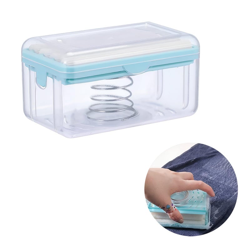 SpiderJuice SpiderJuice 2 in 1 Foaming Soap Dispenser Holder Box Case with 4 Sawtooth Roller & Spring, Multipurpose for Home, Kitchen, Bathroom, Counter-Top Hand Washing & Travelling (RandomColour)  - Image 1