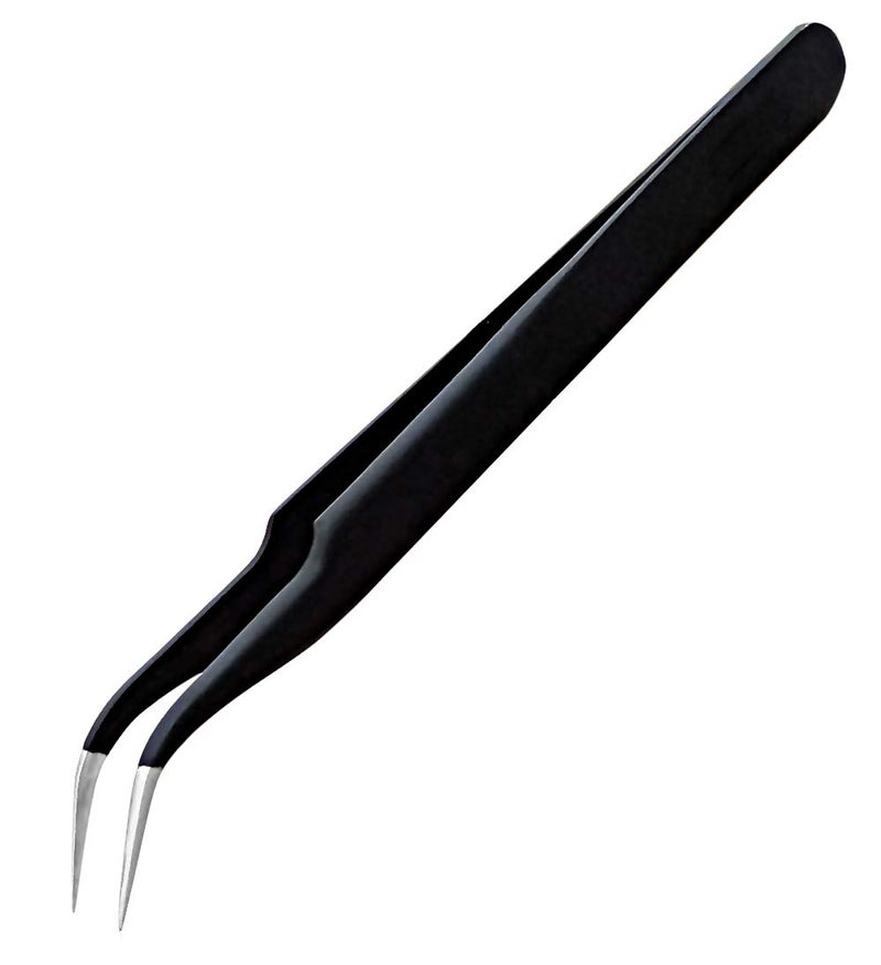 SCOVEE ESD Anti static Precision Electronics Tweezers tools Kit,Non Magnetic Multi-standard Stainless Steel Tweezer Set for Electronics Jewelry-making Repairing,cell phone repair,2pack (ESD-14 and ESD-15) - Image 4