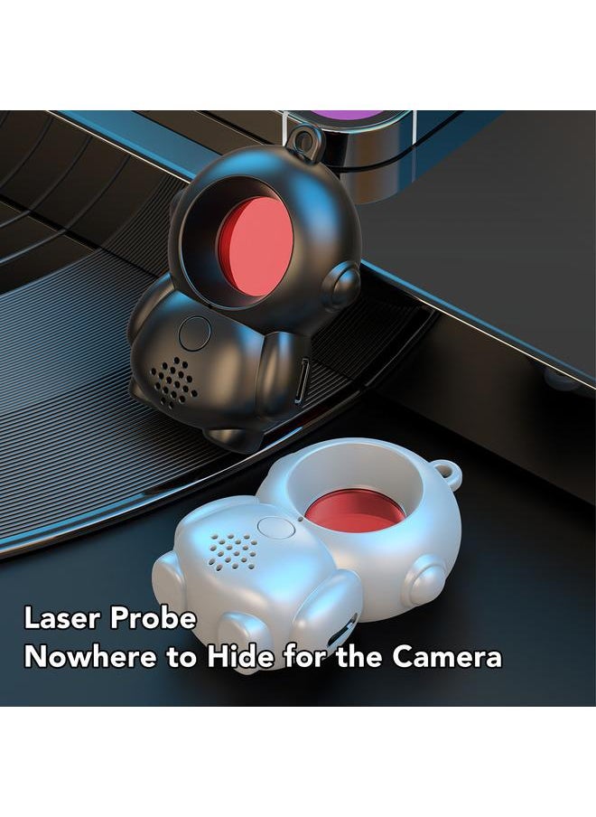 Thoraya - Infrared Camera Detector Cute Shape Pocket Sized Camera Finder Bug Detector for Hotels Bathroom Efficient Detection White - Image 1