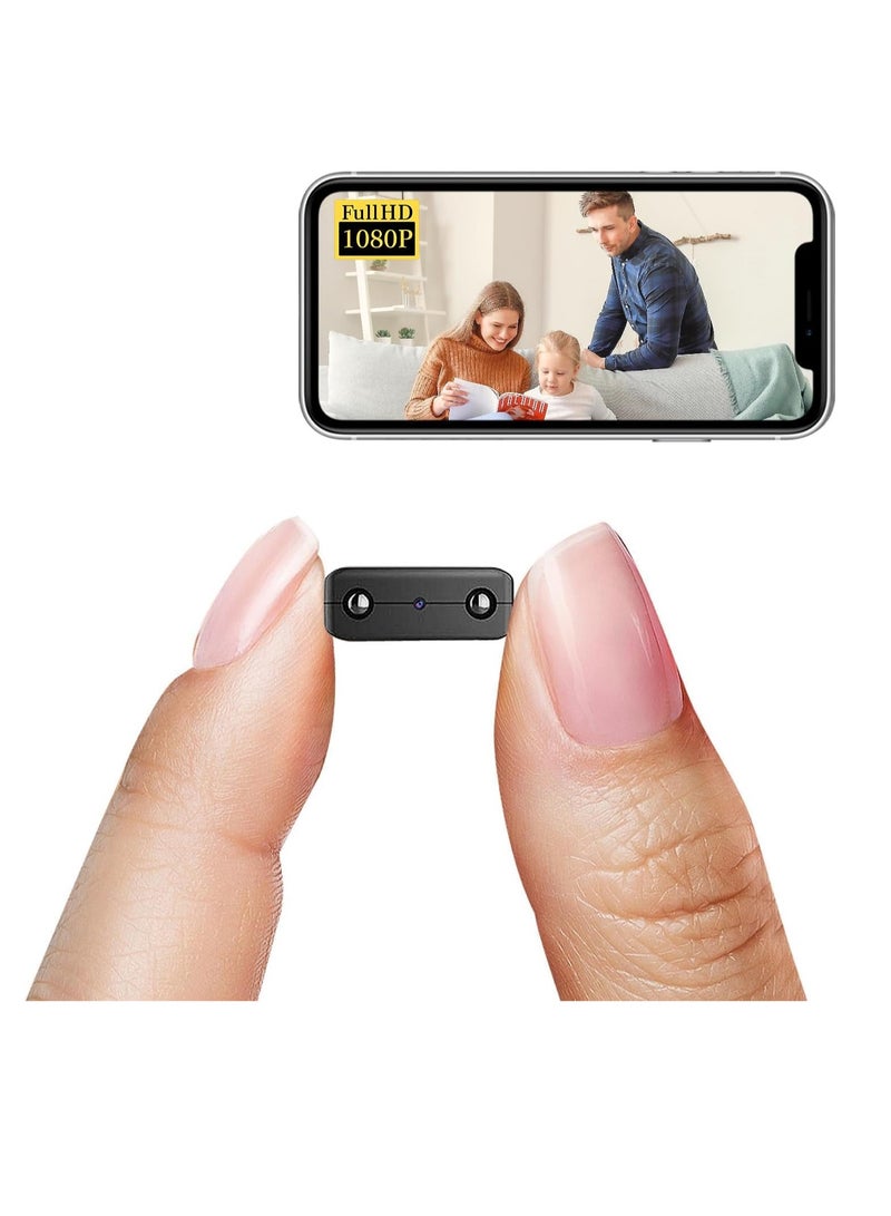 Wireless Wifi Camera, HD 1080p Mini Camera, Compact And Durable Remote Viewing Small Camera, Lightweight And Portable Baby Monitor Camera For Home, (1pc, Black) - Image 1