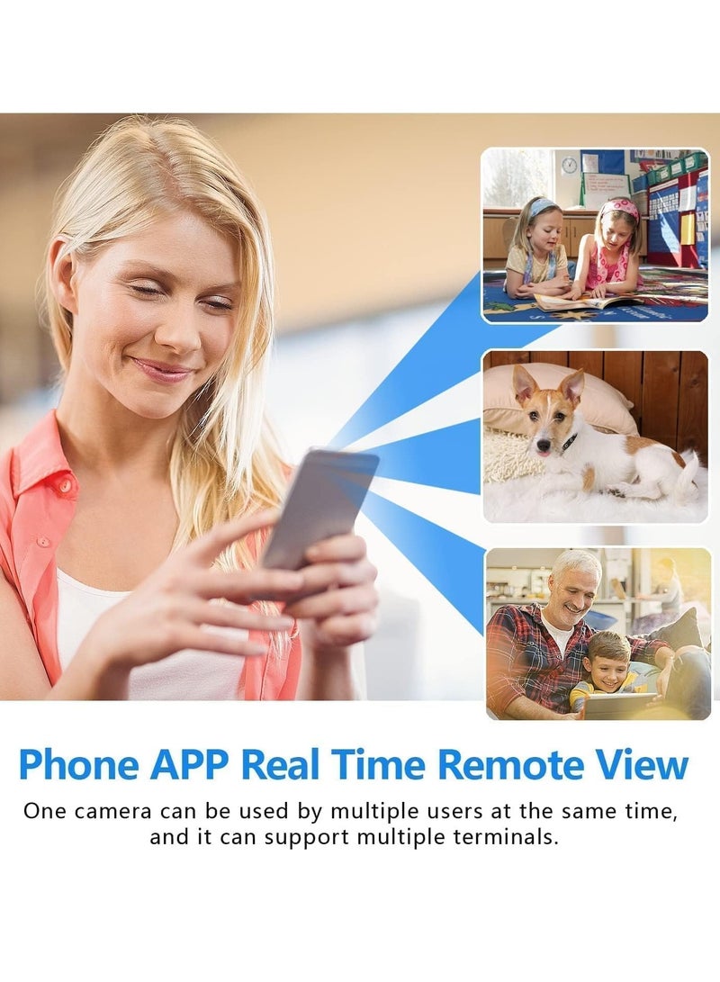 Wireless Wifi Camera, HD 1080p Mini Camera, Compact And Durable Remote Viewing Small Camera, Lightweight And Portable Baby Monitor Camera For Home, (1pc, Black) - Image 2