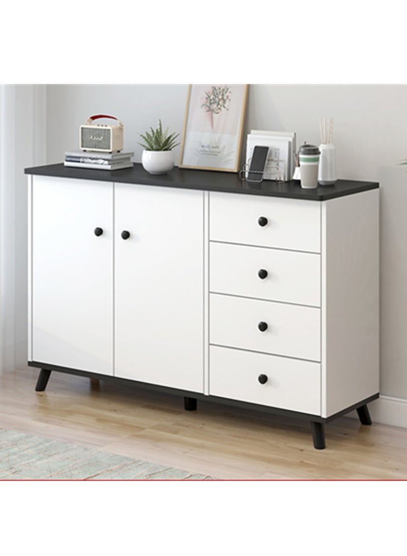 خزانة المطبخ ، خزانة بوفيه الجانبية المنزلية ، خزانة تخزين بار زاوية القهوة الحديثة مع الدرجات والأبواب لغرفة المعيشة للمطبخ في الممر (GLC104) - Image 1