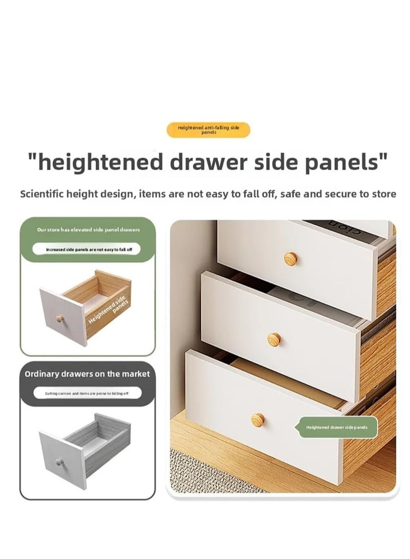 خزانة المطبخ ، خزانة بوفيه الجانبية المنزلية ، خزانة تخزين بار زاوية القهوة الحديثة مع الدرجات والأبواب لغرفة المعيشة للمطبخ في الممر (GLC104) - Image 4