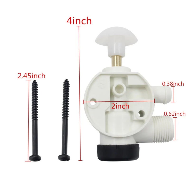 Generic Cross-border hot sale 385314349RV water valve kit upgrade toilet water valve for Domeda Seala White 