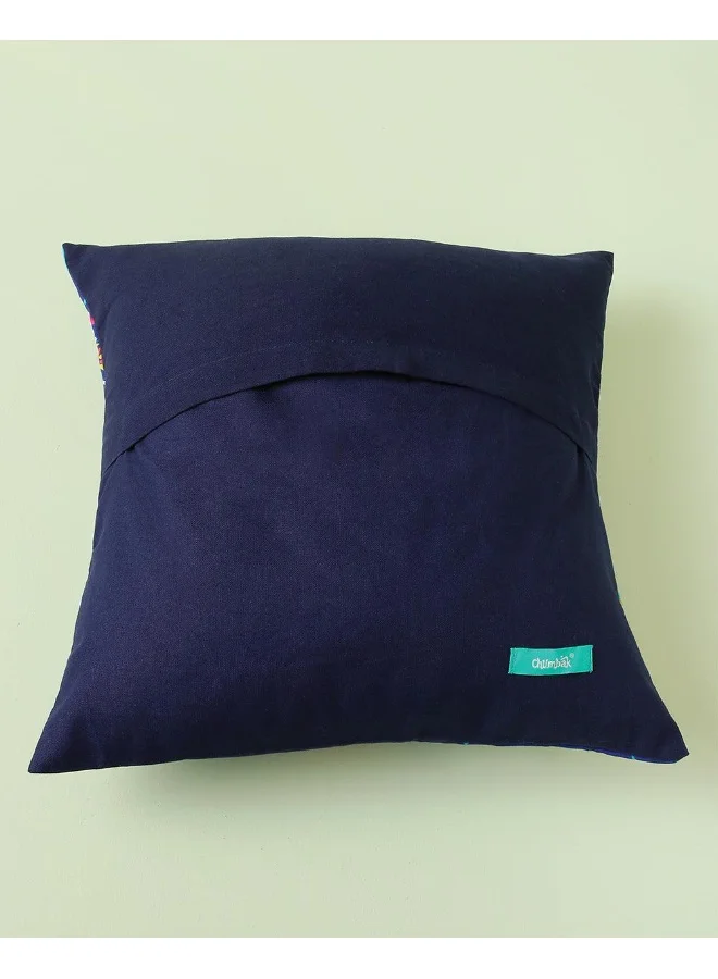 Chumbak Carnival Elephant Tassel Cushion Cover