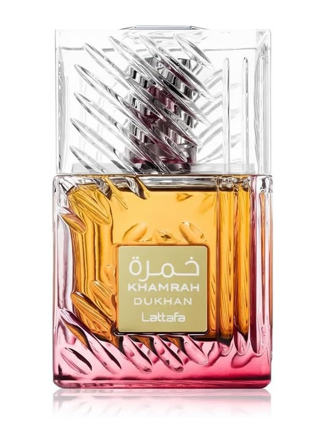 Lattafa Khamrah Dukhan Eau de Parfum 100ml Unisex by Lattafa – Smoky Spicy Oriental Fragrance - Image 3