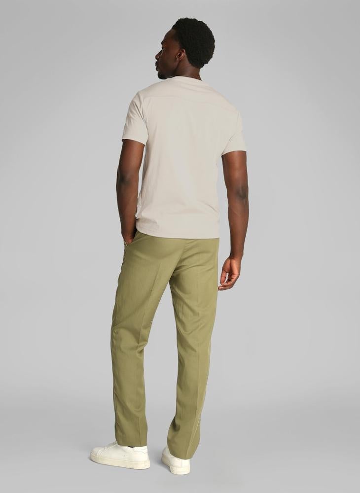 CALVIN KLEIN Textured Embroidery Logo T-Shirt  - Image 2