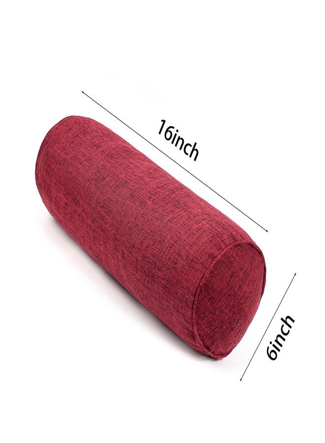 FINEASY Round Neck Pillow Roll Cervical Support Pillows Neck Pain Relief Cylinder Bolster Pillows with Removable Washable Cover for Sleeping/Chair/Car/Sofa… - Image 2