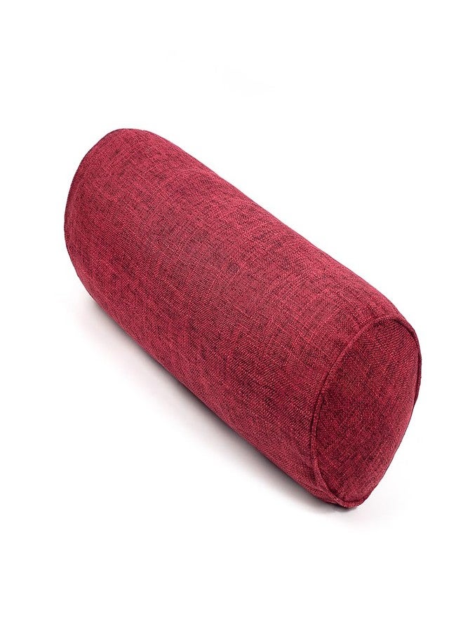 FINEASY Round Neck Pillow Roll Cervical Support Pillows Neck Pain Relief Cylinder Bolster Pillows with Removable Washable Cover for Sleeping/Chair/Car/Sofa… - Image 1