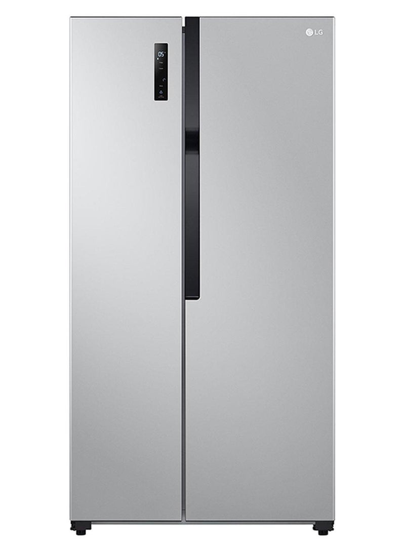 LG Refrigerator 17.9 Cu.Ft ,506 L Freezer 6.1Cu.ft Side By Side Smart Inverter Compressor LS19GBBDI Dark Graphite - Image 1