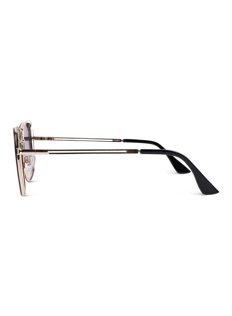 Woggles Latest & Stylish UV Protected Black Square Sunglasses for Men & Women  - Image 5