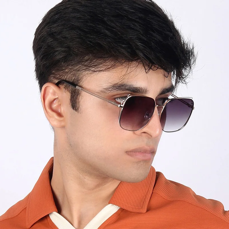 Woggles Latest &amp; Stylish UV Protected Black Square Sunglasses for Men &amp; Women