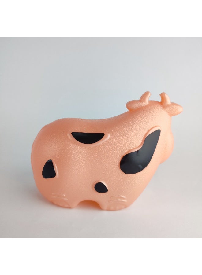Strong Unbreakable Plastic Money Saving Bank – Cow Shape - Image 4