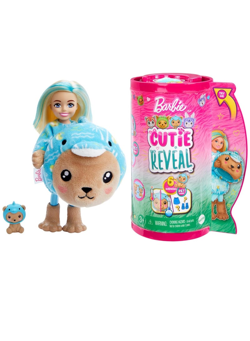 Barbie Chelsea Cutie Reveal Costume Cuties Series - Teddy Dolphin - Image 1