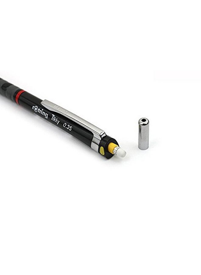 Rotring Tikky 0.35 mm Mechanical Pencil Wth Colour Coding - 1904694 Black - 2 Pieces - Image 4