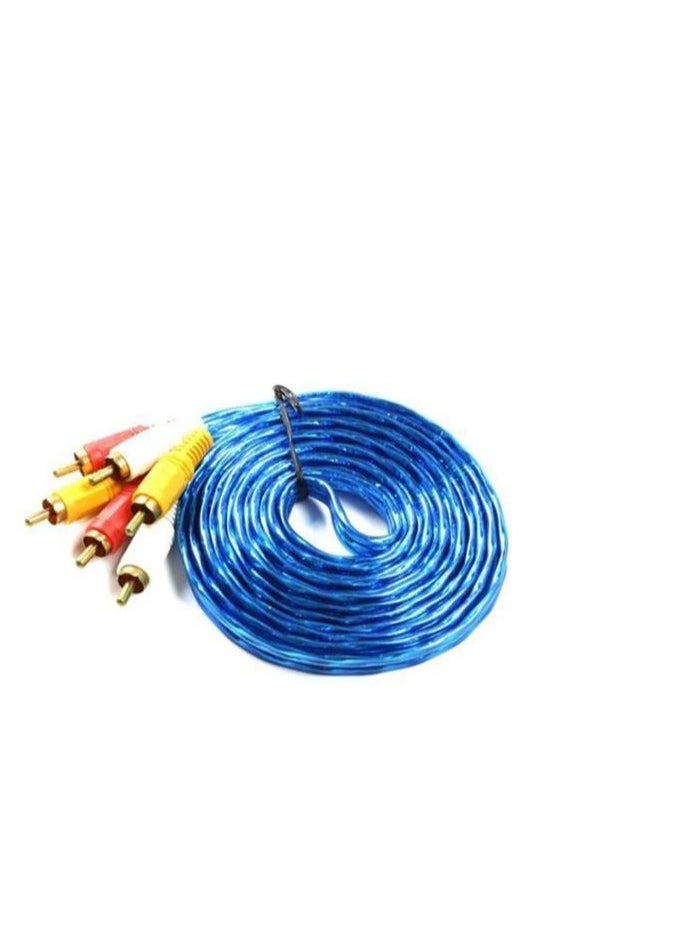 Zero Audio Cable 3x3 1.5m - Blue  - Image 1