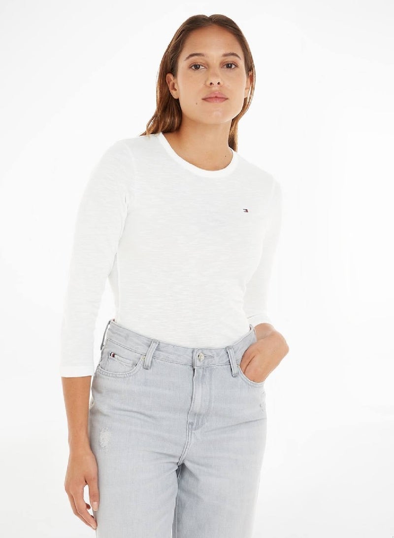 TOMMY HILFIGER 1985 بلوزات صوفية طويلة الأكمام رفيعة القوام مفتوحة - Image 1
