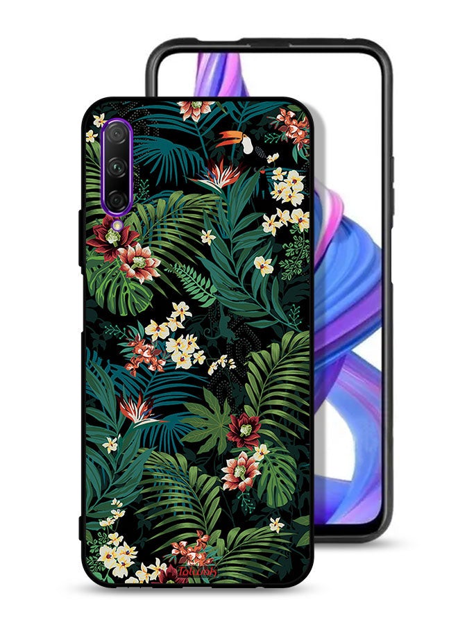 Tolwak Huawei Y9s Protective Case Cover Tropical Leaves - Image 1